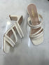 Vintage Double Strap Slid on Heels